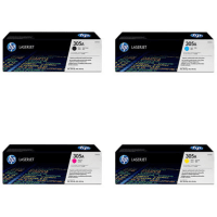 HP 305A Original Black and Colour Toner Cartridge Multipack HP 305A Original Black and Colour Toner Cartridge Multipack