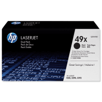 HP 49X Q5949XD Original Black High Capacity Toner Cartridge Twinpack HP 49X Q5949XD Original Black High Capacity Toner Cartridge Twinpack