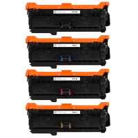 HP 507A CE400A CE401A CE402A CE403A Compatible Black and Colour Toner Cartridge Pack