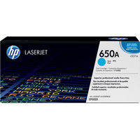 HP 650A Cyan Toner Cartridge Original HP 650A Cyan Toner Cartridge Original