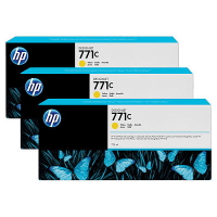 HP 771C B6Y34A Original Yellow Ink Cartridge 3 Pack HP 771C B6Y34A Original Yellow Ink Cartridge 3 Pack