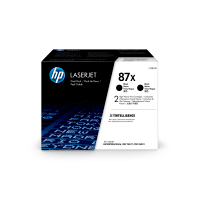 HP 87X CF287XD Original High Capacity Black Toner Cartridge Twinpack HP 87X CF287XD Original High Capacity Black Toner Cartridge Twinpack