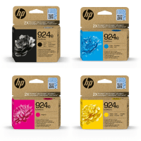 HP 924e EvoMore Original High Capacity Black and Colour Ink Cartridge Multipack HP 924e EvoMore Original High Capacity Black and Colour Ink Cartridge Multipack