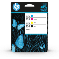 HP 934 HP 935 BK C M Y Original Black Colour Ink Cartridge 4 Pack HP 934 HP 935 BK C M Y Original Black Colour Ink Cartridge 4 Pack