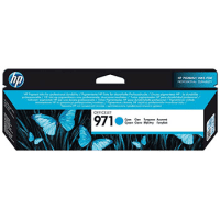 HP 971 Cyan Ink Cartridge Original