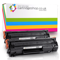 HP CB436A TWINPACK Black Compatible Toner Cartridge