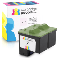 Lexmark 16 10N0016 Compatible High Yield Black Ink Cartridge Twin Pack Deal Lexmark 16 10N0016 Compatible High Yield Black Ink Cartridge Twin Pack Deal
