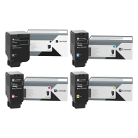 Lexmark 24B755 Original Black and Colour Toner Cartridge Multipack