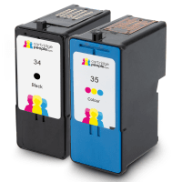 Lexmark 34 32 35 33 Maximum Capacity Compatible Black Colour Ink Cartridge Pack