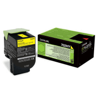 Lexmark 702HY Yellow High Capacity Toner Cartridge Original Lexmark 702HY Yellow High Capacity Toner Cartridge Original