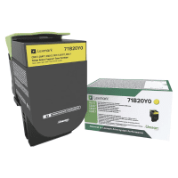 Lexmark 71B20Y0 Yellow Return Programme Toner Cartridge Original Lexmark 71B20Y0 Yellow Return Programme Toner Cartridge Original