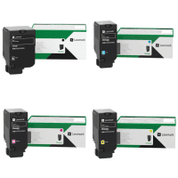 Lexmark 71C2H Original Black and Colour High Capacity Return Programme Toner Cartridge Multipack Lexmark 71C2H Original Black and Colour High Capacity Return Programme Toner Cartridge Multipack