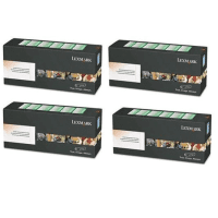 Lexmark 73B20 Original Return Program Black Colour Toner Cartridge 4 Pack