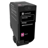 Lexmark 74C20M0 Magenta Low Capacity Return Programme Toner Cartridge Original