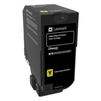 Lexmark 74C20Y0 Yellow Low Capacity Return Programme Toner Cartridge Original