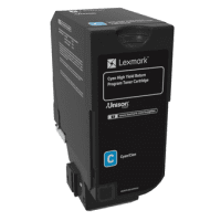 Lexmark 74C2HC0 Cyan High Capacity Return Programme Toner Cartridge Original Lexmark 74C2HC0 Cyan High Capacity Return Programme Toner Cartridge Original