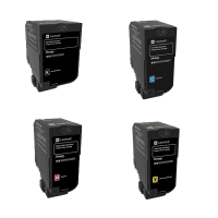 Lexmark 74C2S Original Black Colour Return Program Toner Multipack