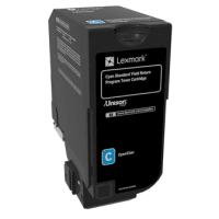 Lexmark 74C2SC0 Cyan Return Programme Toner Cartridge Original Lexmark 74C2SC0 Cyan Return Programme Toner Cartridge Original