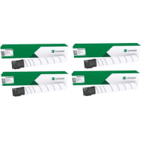 Lexmark 76C0H Original High Capacity Black Colour Toner Cartridge 4 Pack Lexmark 76C0H Original High Capacity Black Colour Toner Cartridge 4 Pack