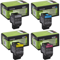 Lexmark 802 Original Black Colour Toner 4 Pack Lexmark 802 Original Black Colour Toner 4 Pack