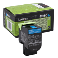 Lexmark 802SC Cyan Toner Cartridge Original