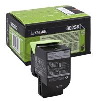 Lexmark 802SK Black Toner Cartridge Original