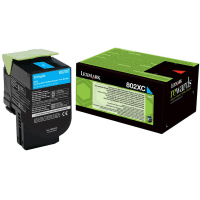 Lexmark 802XC Cyan High High Capacity Return Programme Toner Cartridge Original