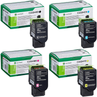 Lexmark C232H Black Colour High Capacity Return Program Toner Cartridge 4 Pack Original Lexmark C232H Black Colour High Capacity Return Program Toner Cartridge 4 Pack Original