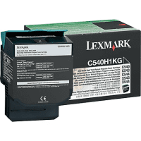 Lexmark C540H1KG Black High Capacity Toner Cartridge Original