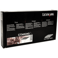 Lexmark C734X24G Original Photoconductor Set BK C M Y Lexmark C734X24G Original Photoconductor Set BK C M Y
