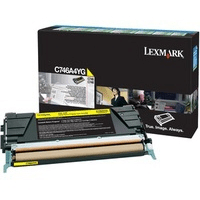 Lexmark C746A1YG Yellow Toner Cartridge Original