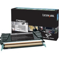 Lexmark C746H1KG Black High Capacity Toner Cartridge Original