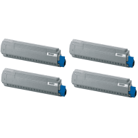 OKI 4405916 BK C M Y Original Black Colour Toner Cartridge Multipack OKI 4405916 BK C M Y Original Black Colour Toner Cartridge Multipack