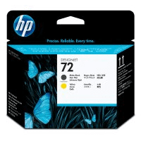 Original HP 72 C9384A Matte Black Yellow Printhead Original HP 72 C9384A Matte Black Yellow Printhead