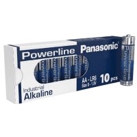 Panasonic Powerline Industrial LR6 AA Batteries 10 Pack Panasonic Powerline Industrial LR6 AA Batteries 10 Pack