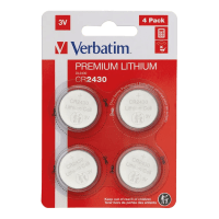 Verbatim CR2430 Lithium Battery 4 Pack