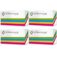 Xerox 106R0373 BK C M Y Compatible Extra High Capacity Black Colour Toner Cartridge 4 Pack