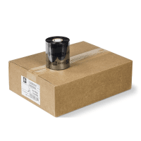 Zebra 02300BK08345 Original Black Wax Ribbon 83mm x 450m 12 Pack Zebra 02300BK08345 Original Black Wax Ribbon 83mm x 450m 12 Pack