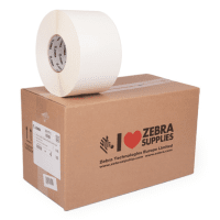 Zebra PolyE 3100T Gloss 3011713 Original White Label Roll 102mm x 152mm 4 Pack 4 x 950 Labels Zebra PolyE 3100T Gloss 3011713 Original White Label Roll 102mm x 152mm 4 Pack 4 x 950 Labels