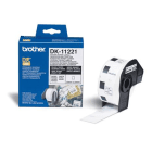 Brother DK 11221 Original P Touch Black on White Labels 23mm x 23mm 1000 Labels