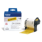 Brother DK 22606 Original P Touch Yellow Label Tape 62mm x 15.24m
