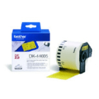 Brother DK 44605 Original P Touch Yellow Label Tape 62mm x 30.48m