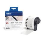 Brother DK N55224 Original P Touch Black on White Labels 54mm x 30.48m