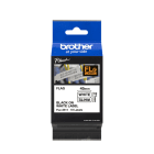 Brother FLE 2511 Original P Touch Black On White Tape 21mm x 45mm