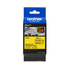 Brother FLE 6511 Original P Touch Black On Yellow Tape 21mm x 45mm