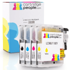 Brother LC1100 Bk C M Y Compatible Black Colour 4 Ink Cartridge Pack