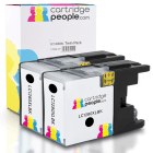Brother LC1280XL BK Compatible High Capacity Black Ink Cartridge TWINPACK