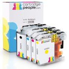 Brother LC22U Compatible Black Colour Ink Cartridge 4 Pack