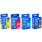 Brother LC970BK LC970C LC970M LC970Y Original Black Colour 4 Ink Cartridge Pack