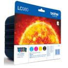 Brother LC980BK LC980C LC980M LC980Y Original Black Colour 4 Ink Cartridge Pack